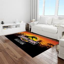 jurassic park movie rectangle area rug for living room home room decor gift for friends and family light room jrp39
