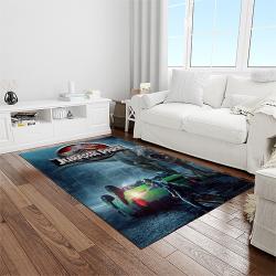 jurassic park movie rectangle area rug for living room home room decor gift for friends and family light room jrp42