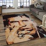 keith richards musician song writer rectangle area rug carpet for living room home room decor gift for friends dark room ktr23