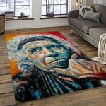 keith richards musician song writer rectangle area rug carpet for living room home room decor gift for friends dark room ktr9