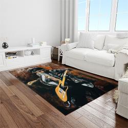keith richards musician song writer rectangle area rug carpet for living room home room decor gift for friends light room ktr13