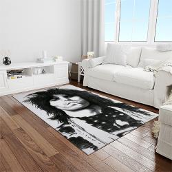 keith richards musician song writer rectangle area rug carpet for living room home room decor gift for friends light room ktr18