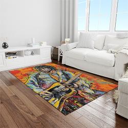 keith richards musician song writer rectangle area rug carpet for living room home room decor gift for friends light room ktr5