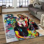 kirk hammett guitarist rectangle area rug for living room home room decor gift for friends and family dark room khm1