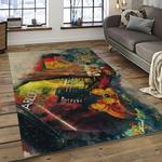 kirk hammett guitarist rectangle area rug for living room home room decor gift for friends and family dark room khm24