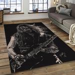 kirk hammett guitarist rectangle area rug for living room home room decor gift for friends and family dark room khm30