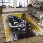 kirk hammett guitarist rectangle area rug for living room home room decor gift for friends and family dark room khm32