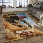 kong x godzilla movies carpet rectangle area rug for living room home room decor gift for friends dark room