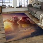 kong x godzilla movies carpet rectangle area rug for living room home room decor gift for friends dark room