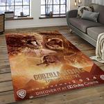 kong x godzilla movies carpet rectangle area rug for living room home room decor gift for friends dark room
