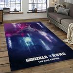 kong x godzilla movies carpet rectangle area rug for living room home room decor gift for friends dark room