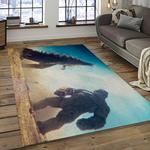 kong x godzilla movies carpet rectangle area rug for living room home room decor gift for friends dark room