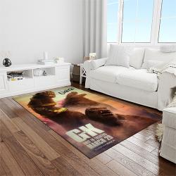 kong x godzilla movies carpet rectangle area rug for living room home room decor gift for friends light room