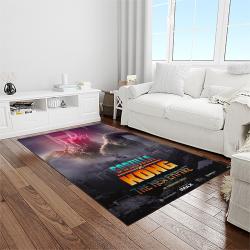kong x godzilla movies carpet rectangle area rug for living room home room decor gift for friends light room