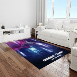 kong x godzilla movies carpet rectangle area rug for living room home room decor gift for friends light room