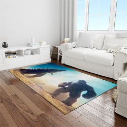 kong x godzilla movies carpet rectangle area rug for living room home room decor gift for friends light room
