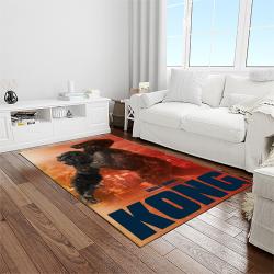 kong x godzilla movies carpet rectangle area rug for living room home room decor gift for friends light room