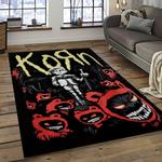 korn band rectangle area rug carpet for living room home room decor gift for friends dark room krn18