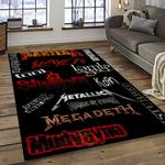 korn band rectangle area rug carpet for living room home room decor gift for friends dark room krn2