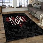 korn band rectangle area rug carpet for living room home room decor gift for friends dark room krn42