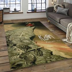 KoRn Band Rectangle Area Rug Carpet For Living Room Home Room Decor Gift For Friends KRN44