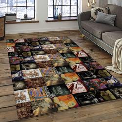 KoRn Band Rectangle Area Rug Carpet For Living Room Home Room Decor Gift For Friends KRN6