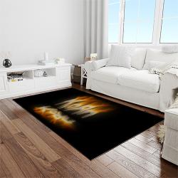 korn band rectangle area rug carpet for living room home room decor gift for friends light room krn13