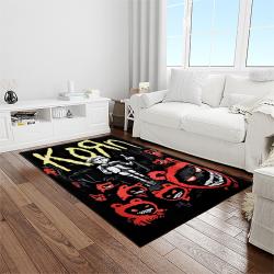 korn band rectangle area rug carpet for living room home room decor gift for friends light room krn18