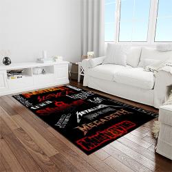 korn band rectangle area rug carpet for living room home room decor gift for friends light room krn2