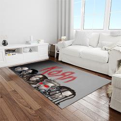 korn band rectangle area rug carpet for living room home room decor gift for friends light room krn26
