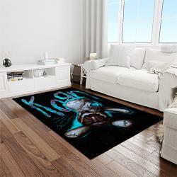 korn band rectangle area rug carpet for living room home room decor gift for friends light room krn31