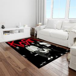 korn band rectangle area rug carpet for living room home room decor gift for friends light room krn32