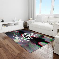 korn band rectangle area rug carpet for living room home room decor gift for friends light room krn33
