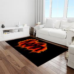 korn band rectangle area rug carpet for living room home room decor gift for friends light room krn39