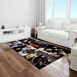 korn band rectangle area rug carpet for living room home room decor gift for friends light room krn5
