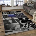 lars ulrich drummer rectangle area rug for living room home room decor gift for friends and family dark room lui1