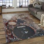 lars ulrich drummer rectangle area rug for living room home room decor gift for friends and family dark room lui11