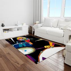 lars ulrich drummer rectangle area rug for living room home room decor gift for friends and family light room lui2