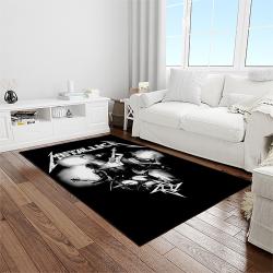 lars ulrich drummer rectangle area rug for living room home room decor gift for friends and family light room lui4