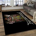 megadeth band rectangle area rug carpet for living room home room decor gift for friends dark room mgd37