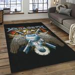 megadeth band rectangle area rug carpet for living room home room decor gift for friends dark room mgd46