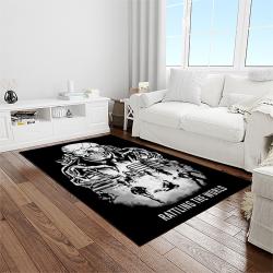 megadeth band rectangle area rug carpet for living room home room decor gift for friends light room mgd25
