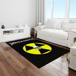 megadeth band rectangle area rug carpet for living room home room decor gift for friends light room mgd30