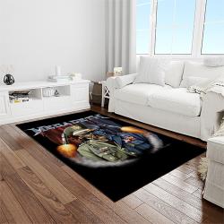 megadeth band rectangle area rug carpet for living room home room decor gift for friends light room mgd35