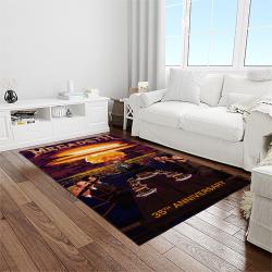 megadeth band rectangle area rug carpet for living room home room decor gift for friends light room mgd36