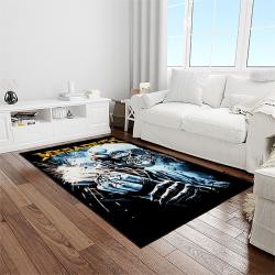 megadeth band rectangle area rug carpet for living room home room decor gift for friends light room mgd47