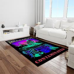megadeth band rectangle area rug carpet for living room home room decor gift for friends light room mgd50