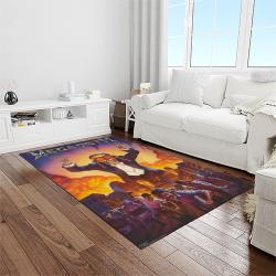 megadeth band rectangle area rug carpet for living room home room decor gift for friends light room mgd51