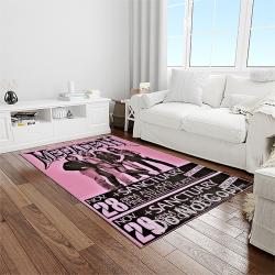megadeth band rectangle area rug carpet for living room home room decor gift for friends light room mgd52