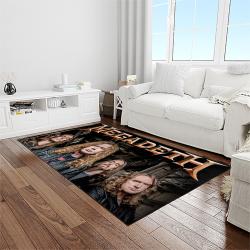 megadeth band rectangle area rug carpet for living room home room decor gift for friends light room mgd7